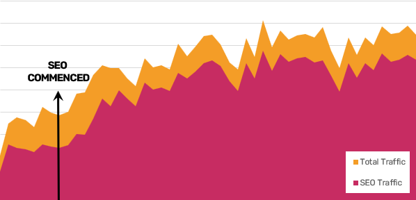 SEO case study for Goldsteins