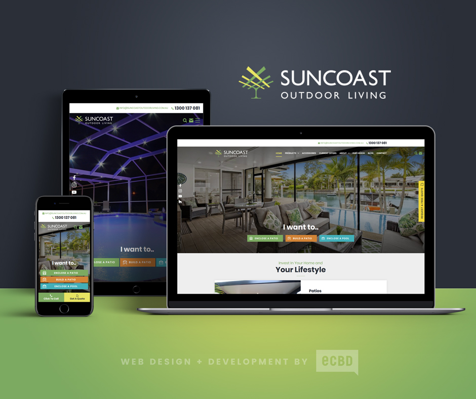 Suncoast Outdoor Living Website Design